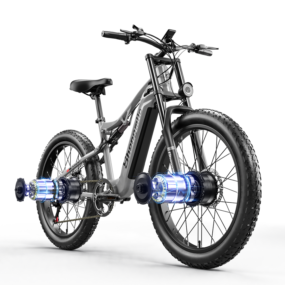 Shengmilo S600 2000W Dual Motor Electric Bike – Shengmilo USA Shengmilo S600 2000W Dual Motor Electric Bike – Shengmilo USA