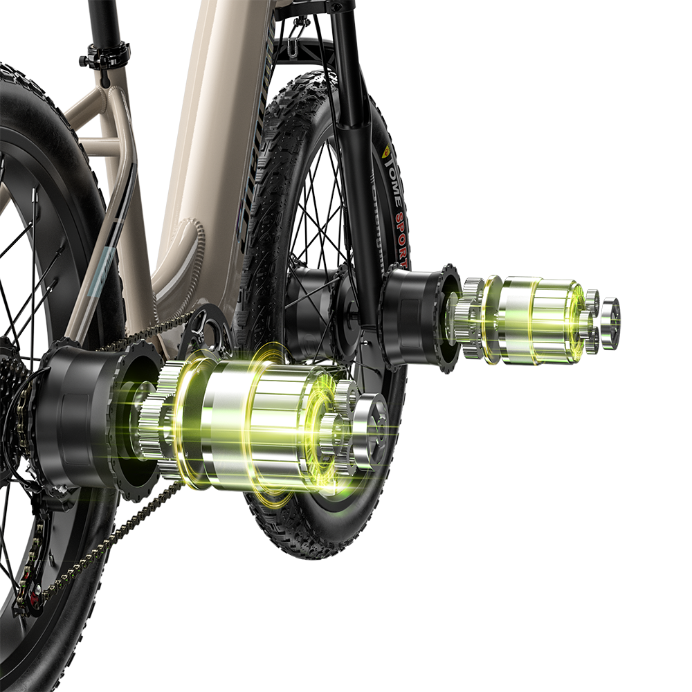 Shengmilo S700 1000W*2 Dual Motor Electric Bike 17.5Ah Samsung Battery