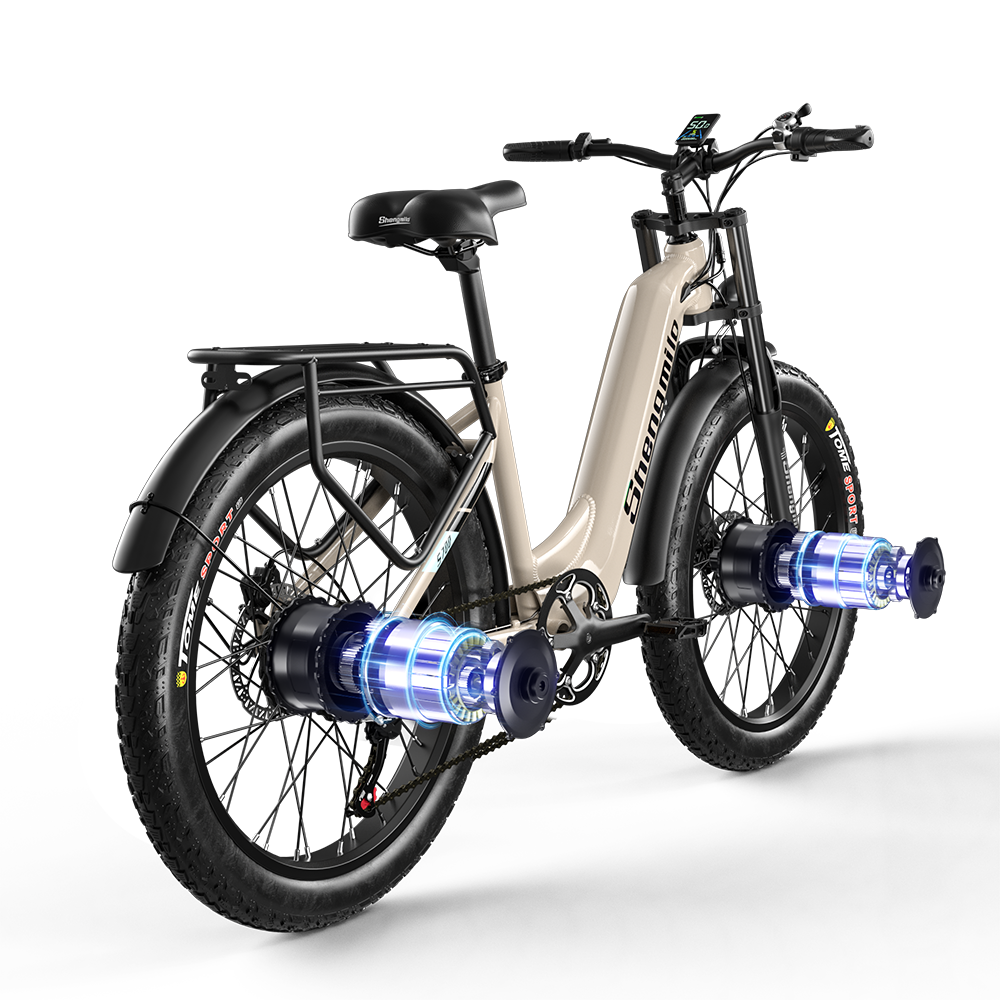 Shengmilo S700 1000W*2 Dual Motor Electric Bike 17.5Ah Samsung Battery