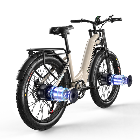 Shengmilo S700 1000W*2 Dual Motor Electric Bike 17.5Ah Samsung Battery